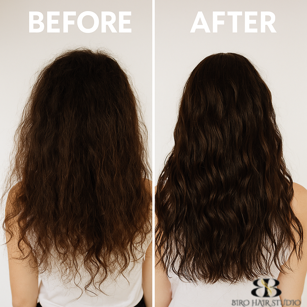 Discover the Saphira Mineral DeFrizz Hair Botox at Biro Hair Studio